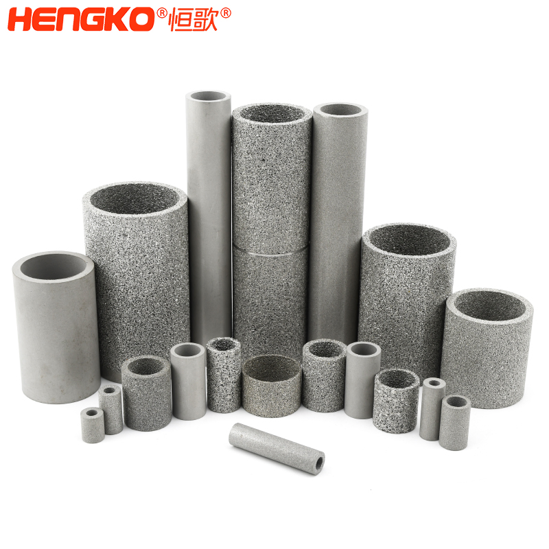 0.5~300 Microns Sintered Porous Bronze Stainless Steel Metal Tube Filter