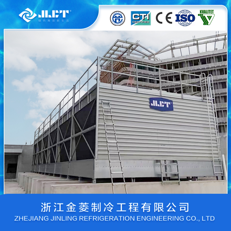 High-Efficiency Industrial Cross Flow Cooling Tower with CE Certification