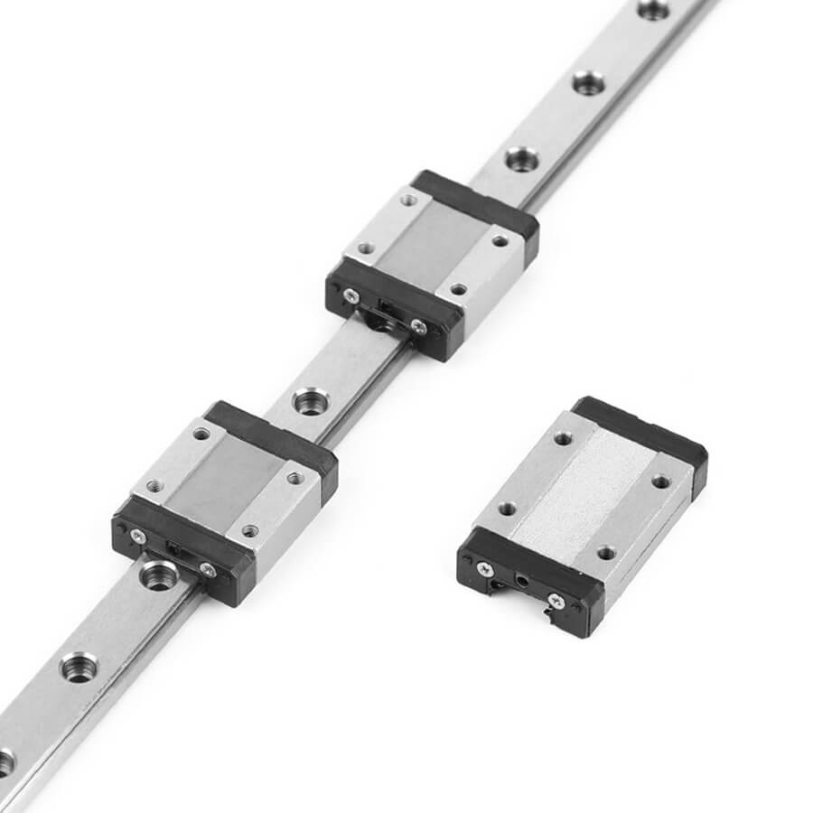 Blocco e guida lineare mini compatti serie Mgn7 a Mgn15 lunghezze personalizzate fino a 1000mm
