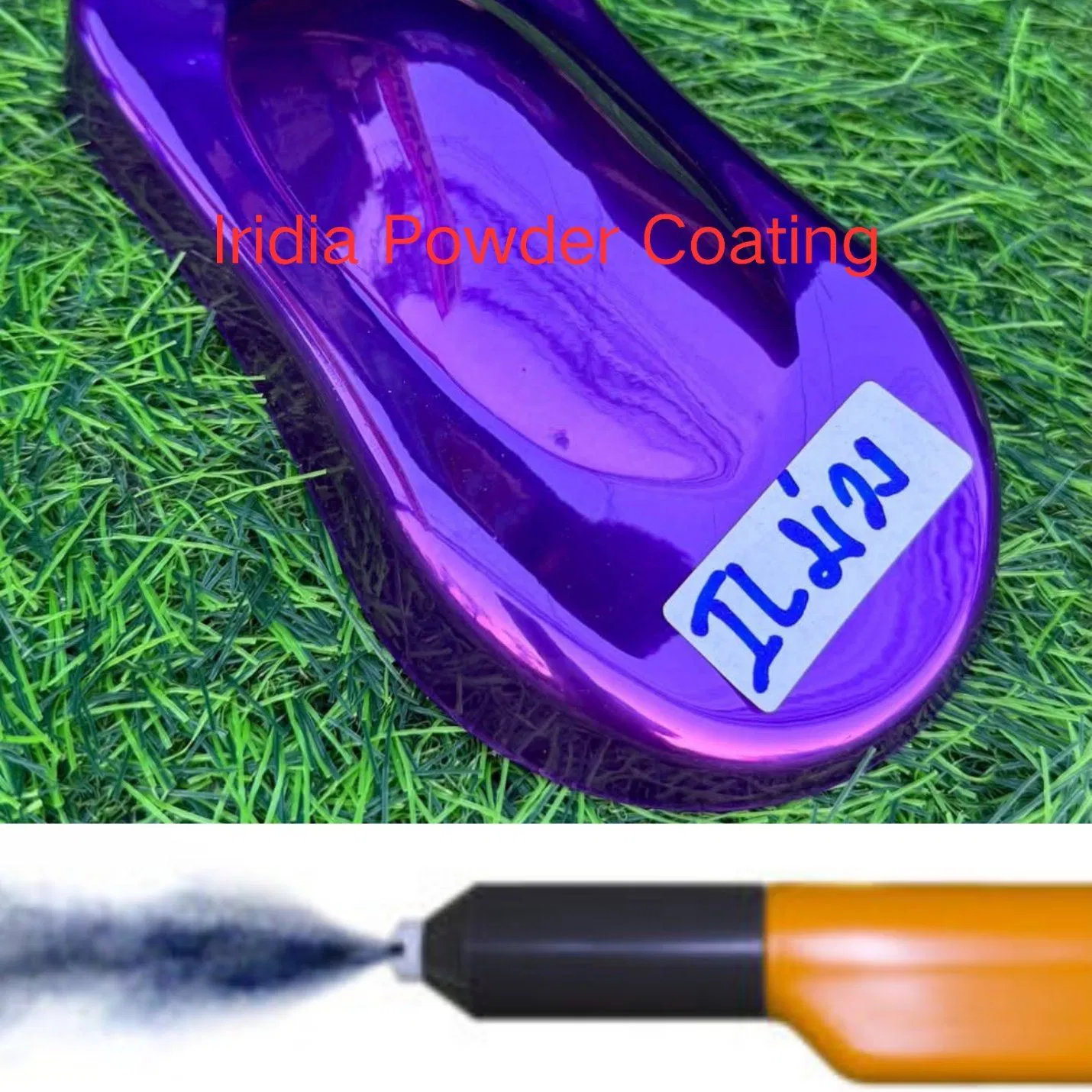 UV Durable Purple Illusion Chrome Powder Coating Paint for Auto Parts and Wheels