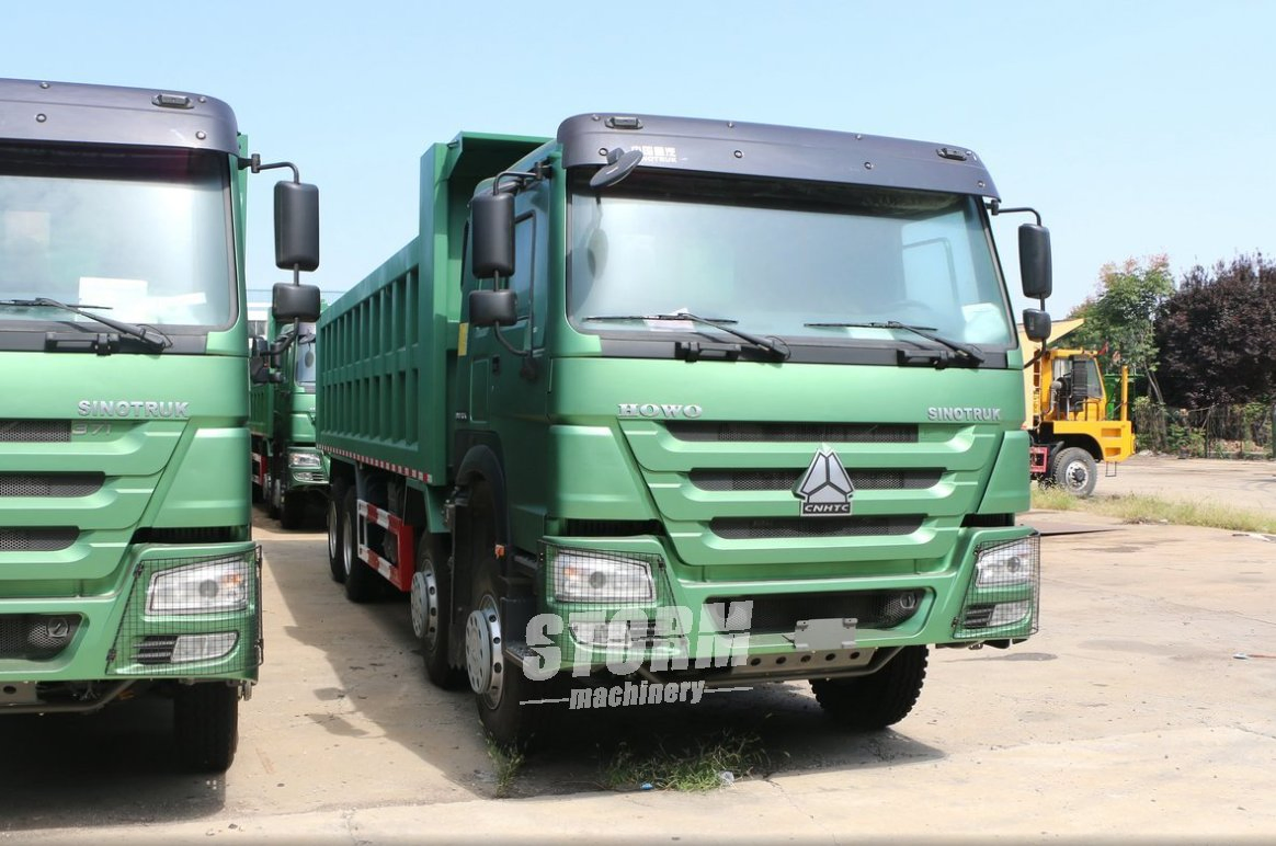 Camion benne 8*4, camion benne d'occasion