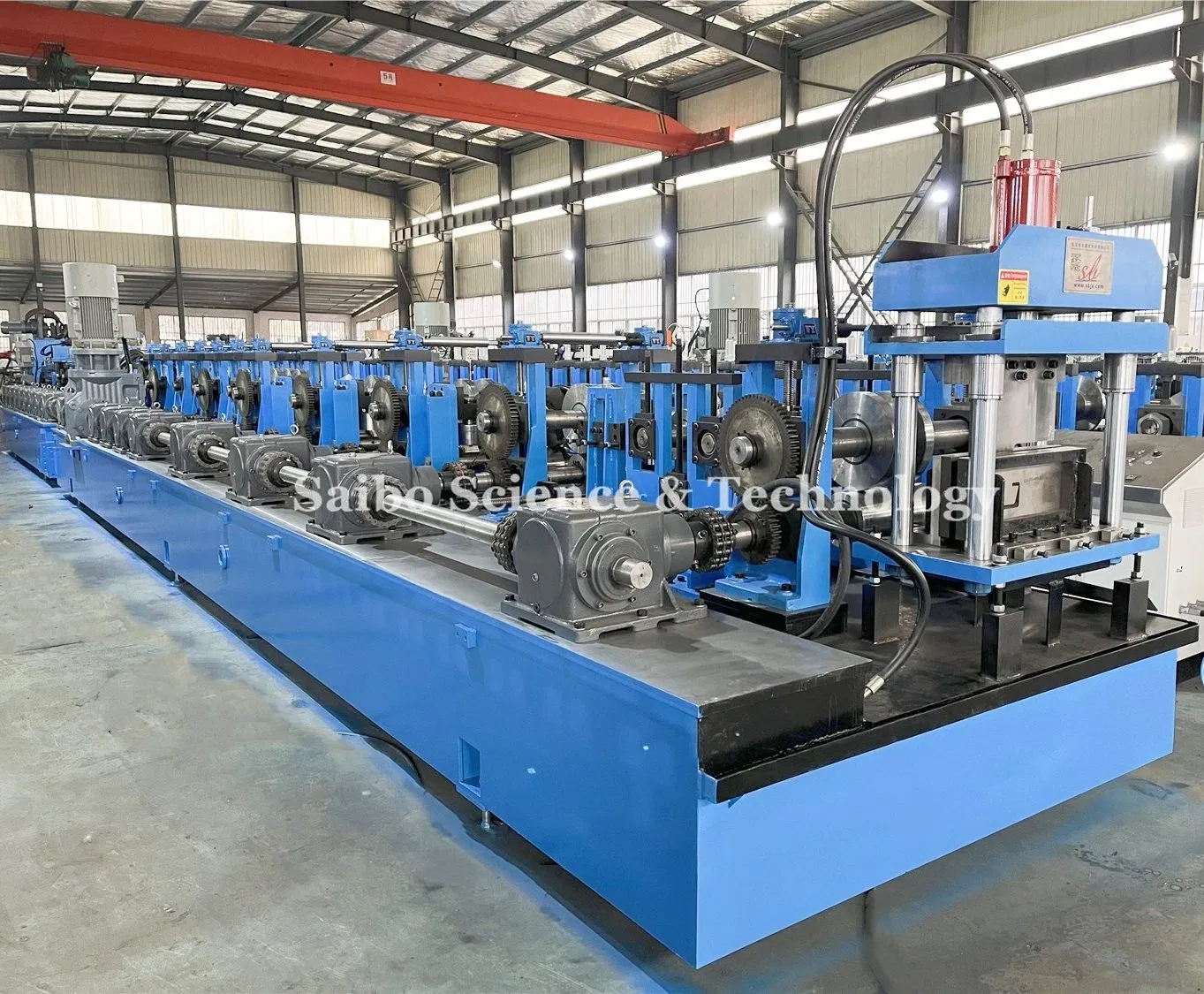 Automatisch veränderte C- und Sigma-Pfetten-Kaltwalzmaschine mit SPS-System