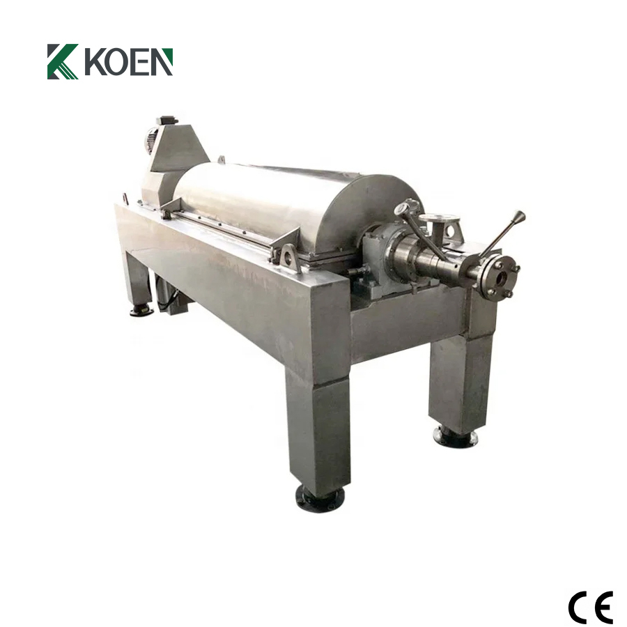 Decanter Centrifuge for Plant and Animal Oil Separation Horizontal Spiral Centrifuge