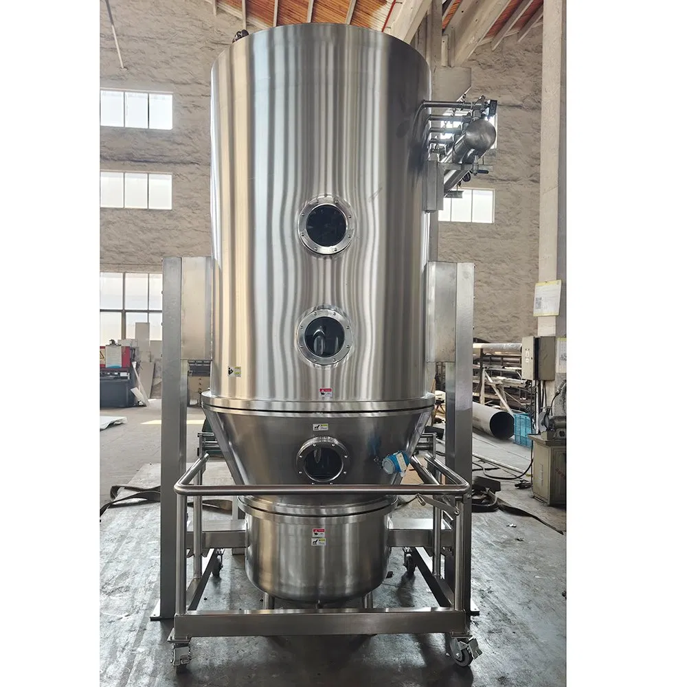 High Efficiency Granule Boiling Particle Boiling Salt Continuous Static Vibratory Fluidized Bed Dryer