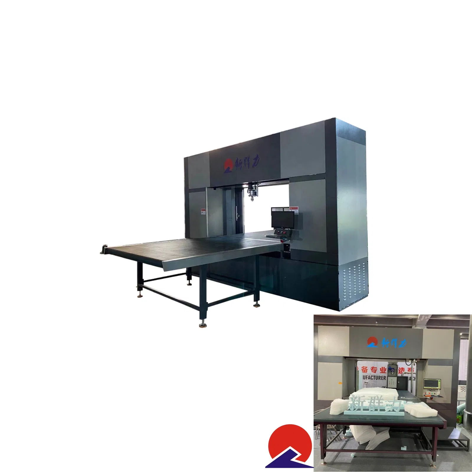 Sofa CNC Foam Cutting Machine Horizontal and Vertical Contour Cutting Machine