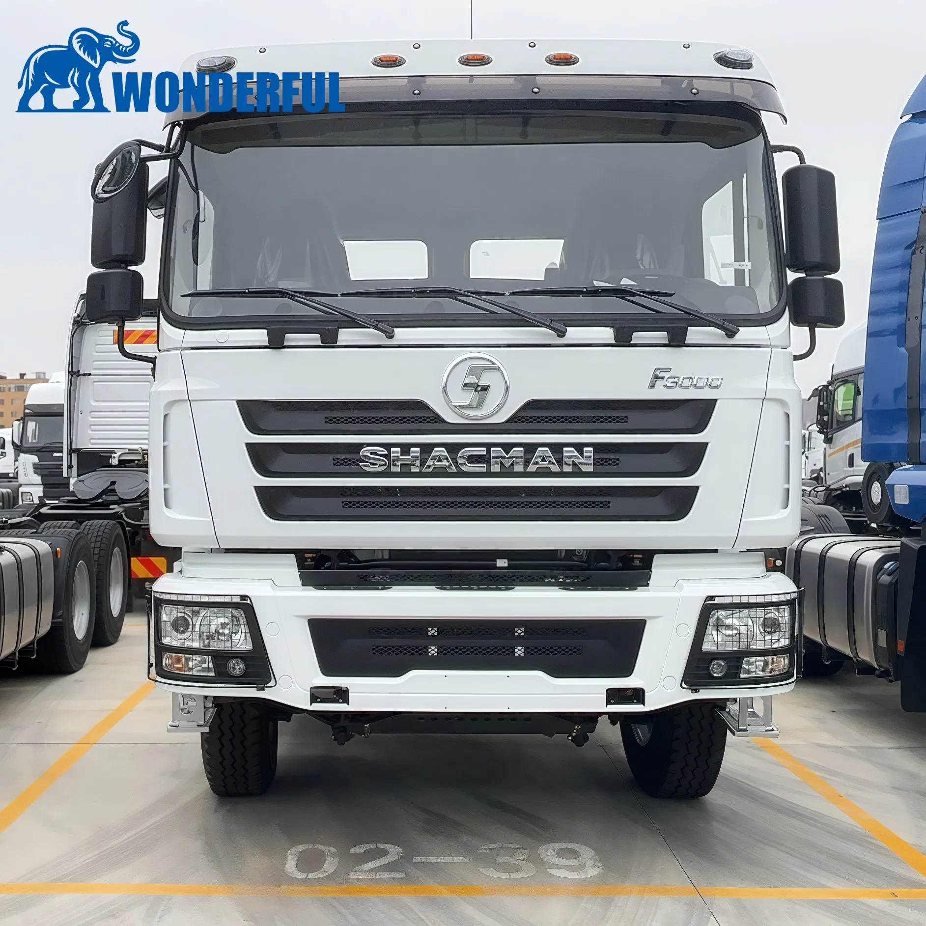 Trattore Shacman Usato Motore Agricolo Weichai X3000 F3000 H3000 6X4 8X4 4X2 Cuccetta Aria Condizionata Veicolo per Rifiuti e Merci
