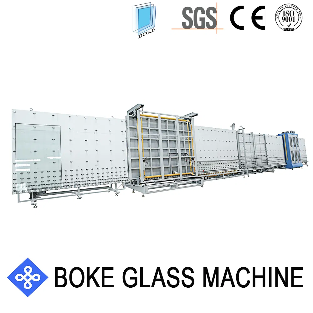 Insulating Glass Production Line with Online Inert Gas Argon Filling Double Glazing Glass Making Machine