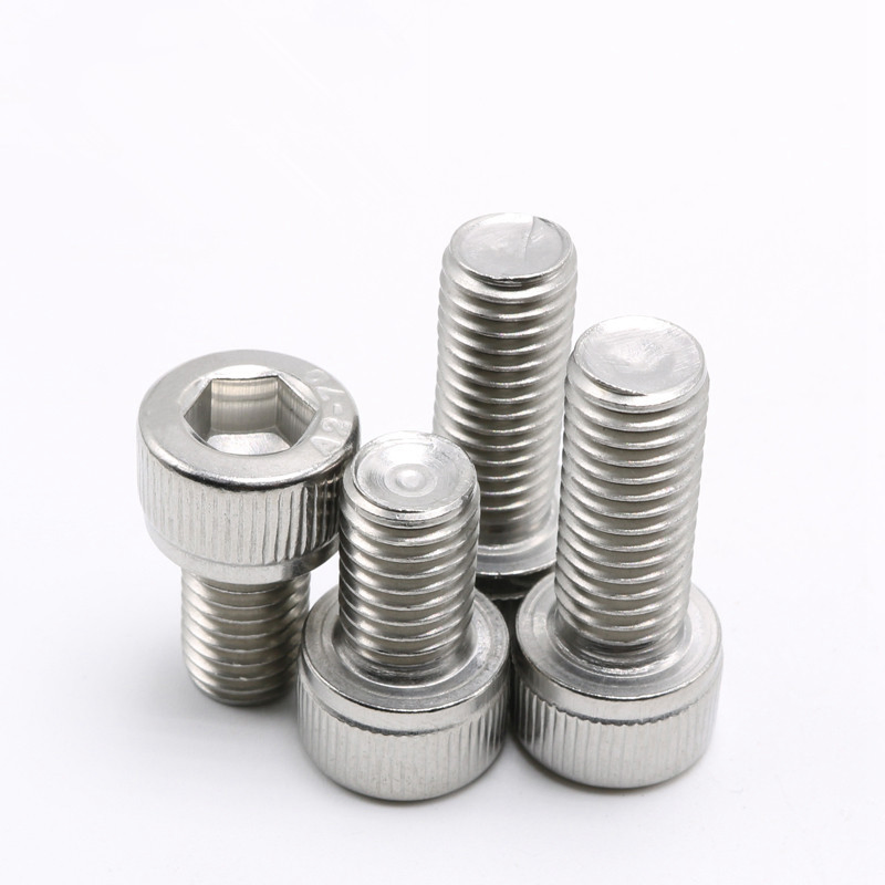 Vis à métaux à tête fraisée à six pans creux en acier inoxydable A2 A4 SS304 SS316 DIN912