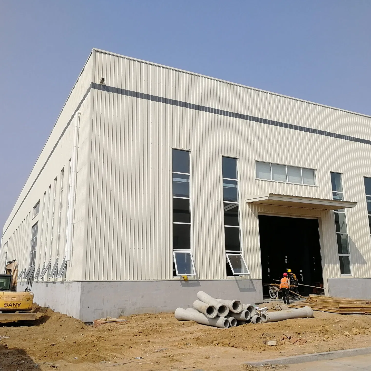 Steel Fabrication Plant Processing Workshop