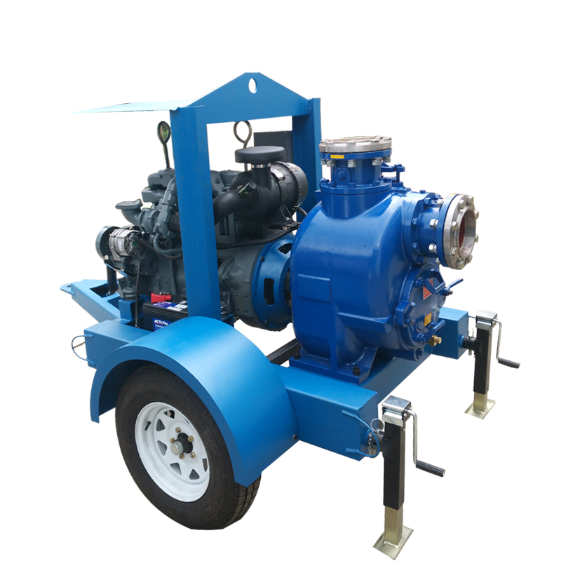 Mobile Dewatering Drain Diesel Engine Water Pump