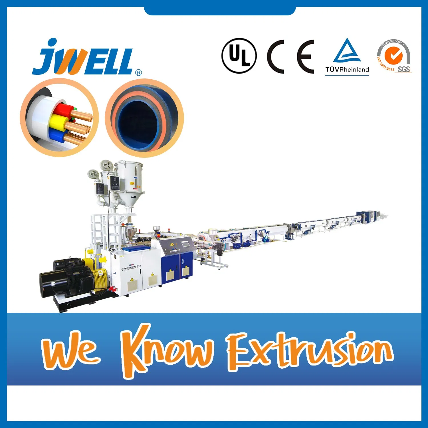 HDPE/PE Multi-Layer Co-Extrusion Silicon Core Cable Protection Tube Extrusion Line PE HDPE LDPE PPR Plastic Water Gas Oil Supply Pipe Tube Production Machine