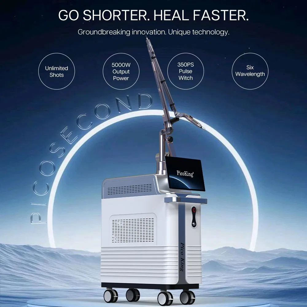 CE Approved Q Switched Picosecond Laser ND YAG Laser Machine Pico Laser Long Pulse Picosecond Machine for Skin Care