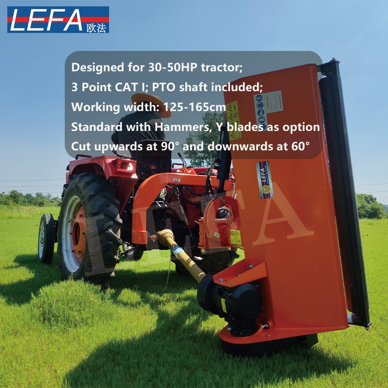 Lefa Heavy Side Flail Mower Hammer Blade EFGL PTO Flail Mower