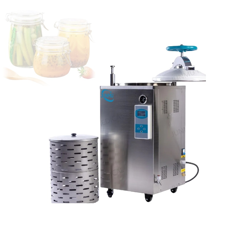 Sterilizzatore verticale a vapore per un'efficace sicurezza alimentare