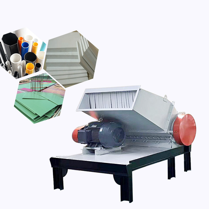 Pet Sheet/PVC Door/WPC Floor Lump Plastic Material Recycling Crusher Machine