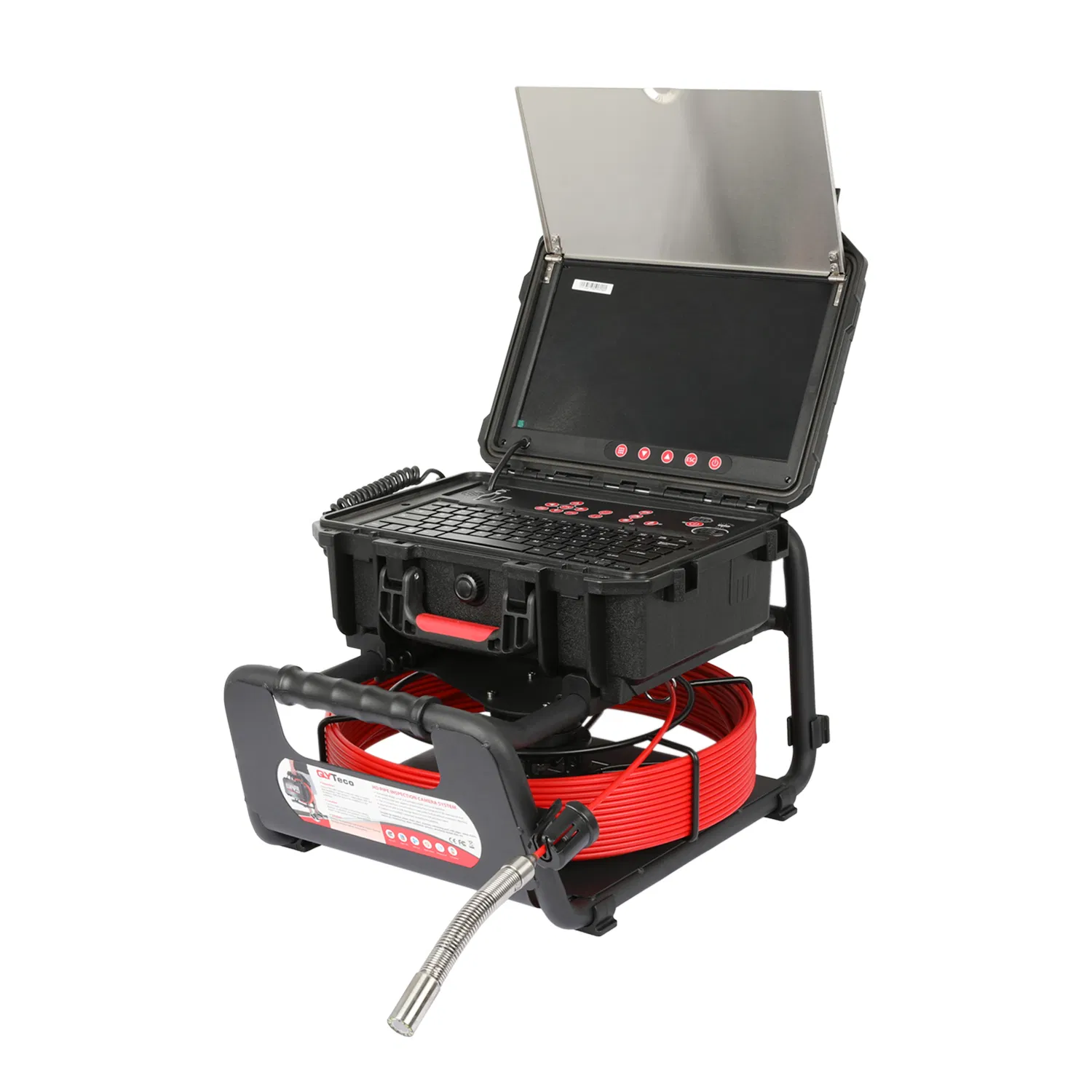 13.3inch Self-Leveling 512Hz Sonde HD Sewer Drain Video CCTV Pipe Inspection Camera