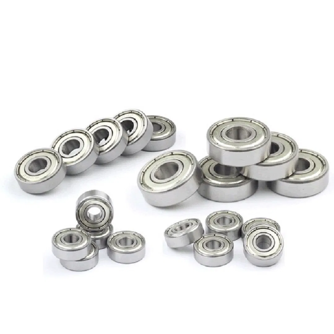 Iron Material Miniature Ball Bearing 608zz 608 Open 608 2RS Bearing