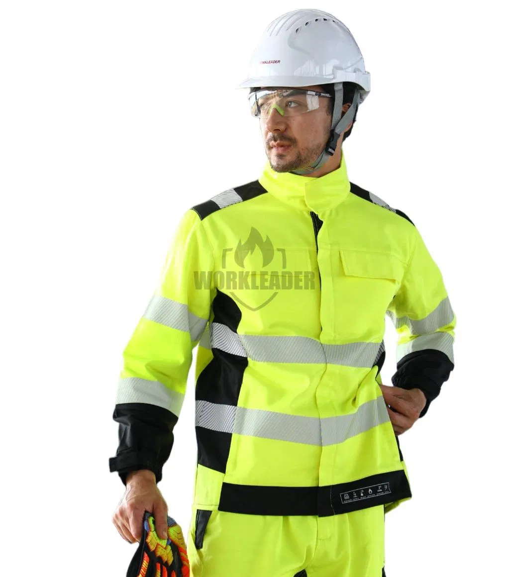 Fire Resistant Reflective Electrician Workwear Safety Suit Security Uniform