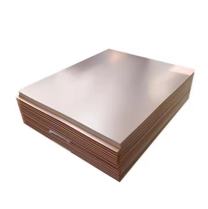 4X8 Copper Sheet 0.3mm-10mm Thickness Polished Red Bronze Brass Plate Pure Copper Industrial Use