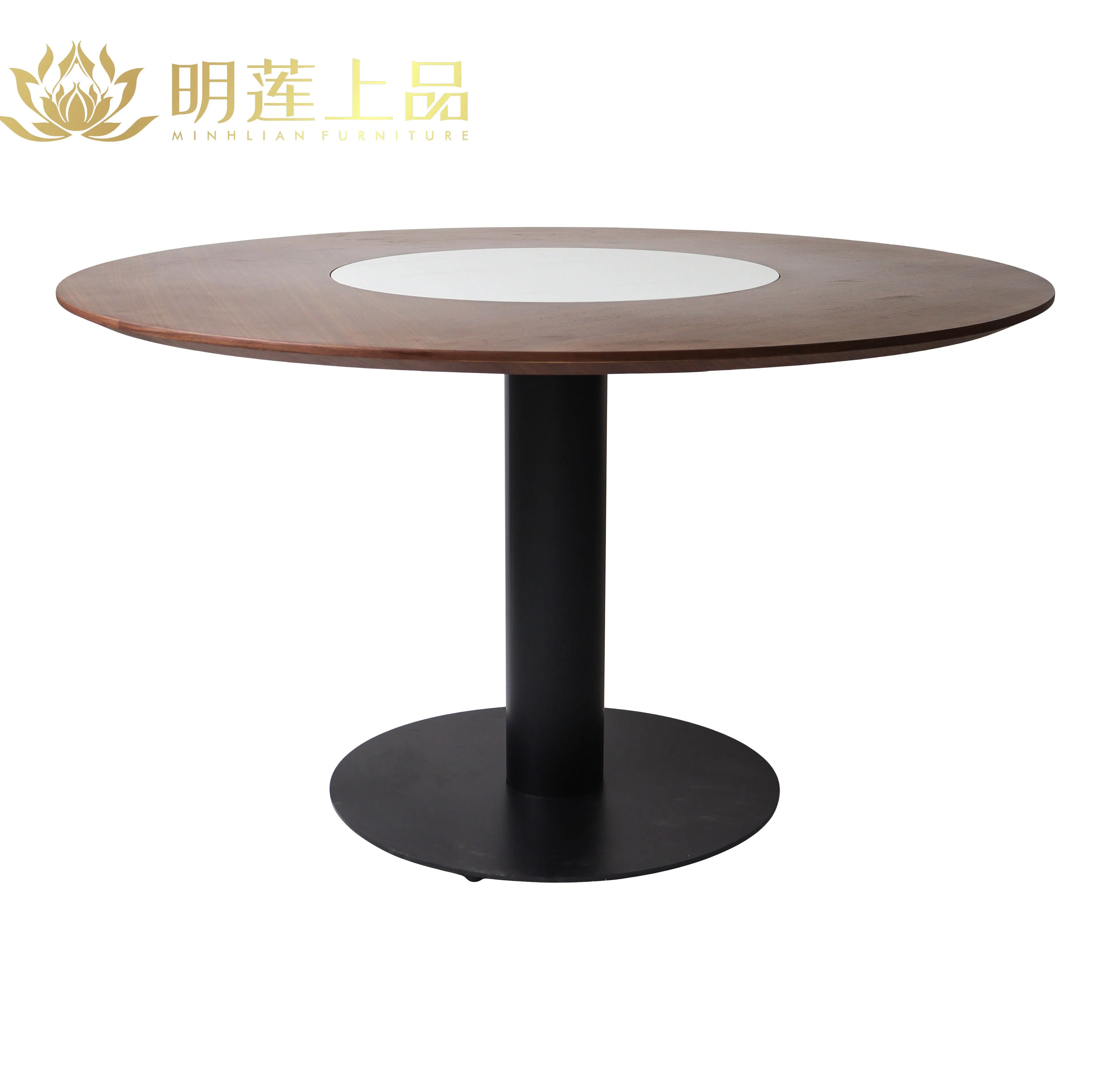 Elegant Restaurant Coffee Tables Featuring Durable Wooden Tops and Metal Legs