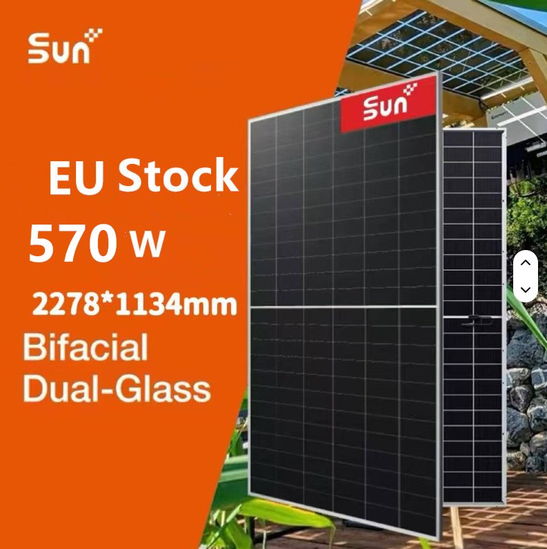 Sunplus Optimum Inc Bifacial Photovoltaic Module with CSA Certificate 570W