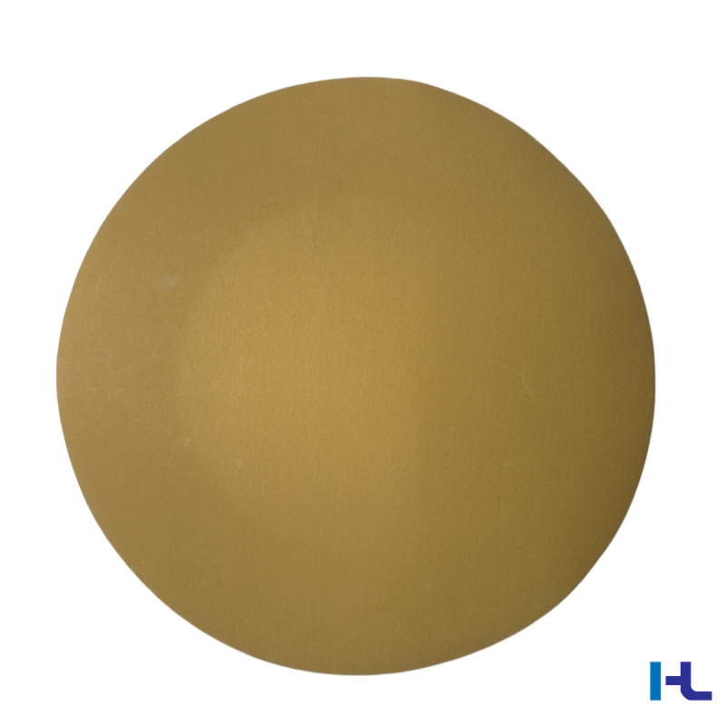150mm 6inch No-Hole Yellow Hook&Loop Ceramic Abrasive Sanding Disc for Polishing Car, Vessel, Composite Materials, Wood, Metal