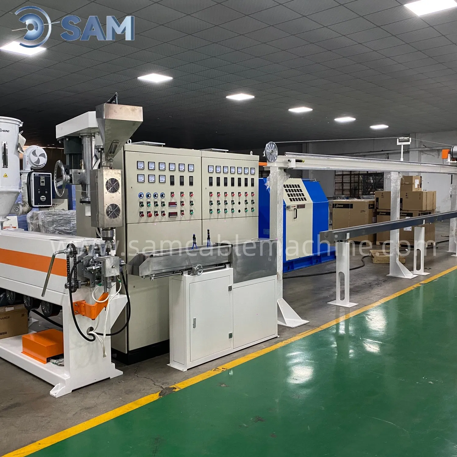 High Production Power Cable Extruder for Wire and Cable Making, PVC PE Extrusion