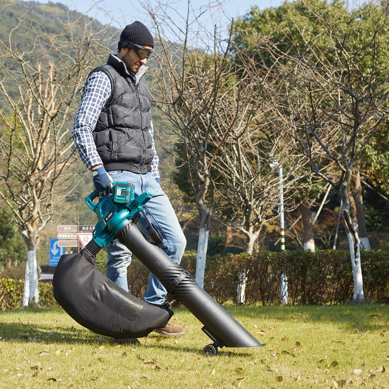 Soffiatore e aspiratore senza fili Liangye con pacciamatura ad alta velocità