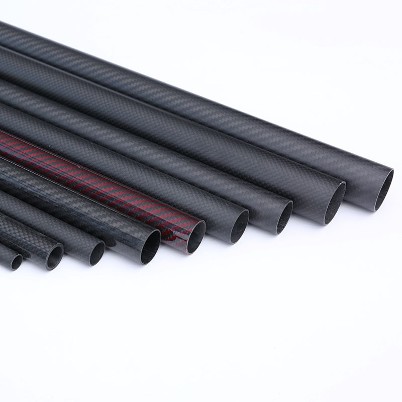 3K Plain Twill Carbon Fiber Tube for Strong Applications