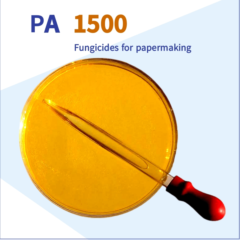 Biocida a doppia azione debolmente ossidato per sistemi di fabbricazione della carta (PA-1500) 1000KG