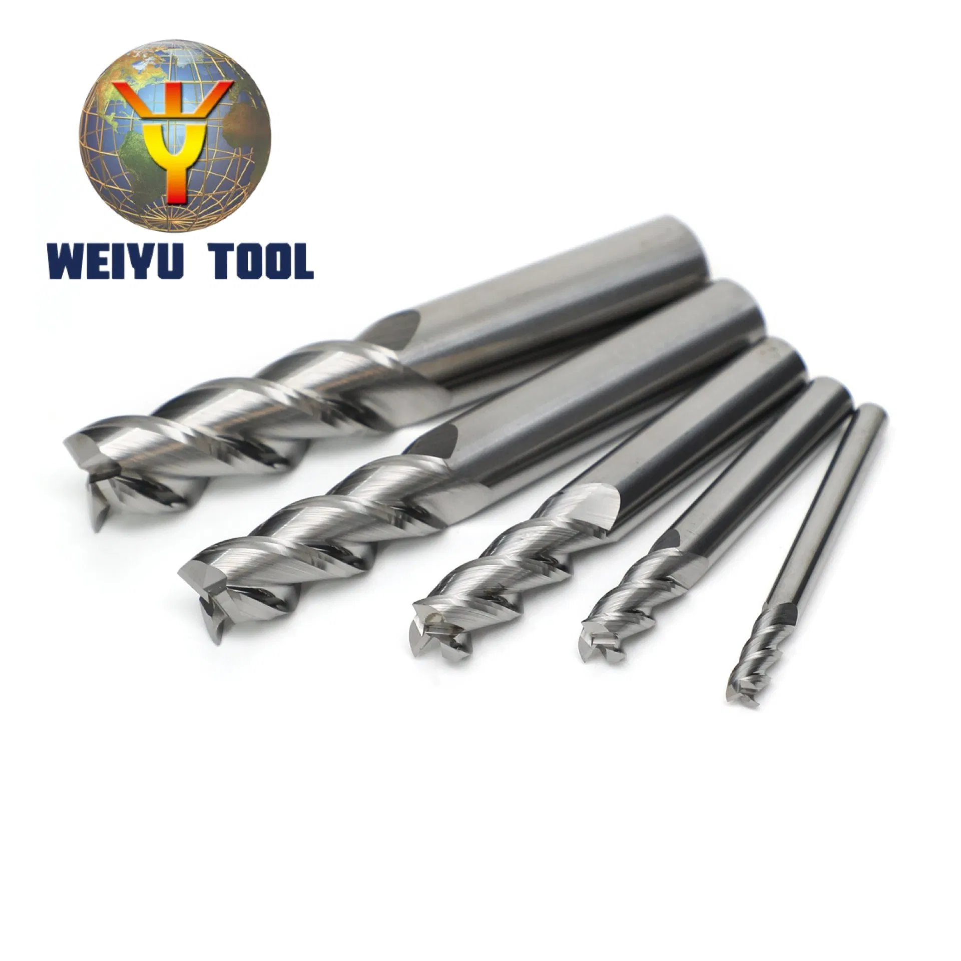 Solid Carbide Square End Mill 2/3/4 Flute Aluminum Milling Cutter