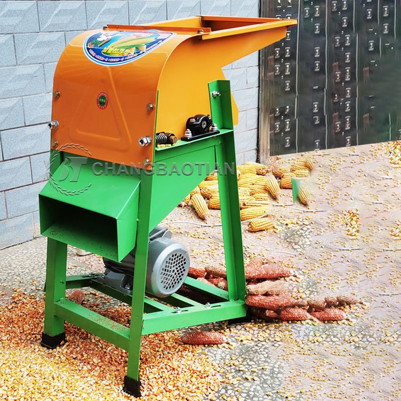 Chagntian 1500kg/H Electric Gasoline Maize Corn Thresher Sheller Machine