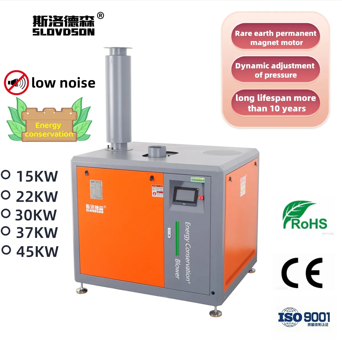Alimentatore Sottovuoto ad Alta Temperatura Soffianti a Lobbi a Risparmio Energetico a Lunga Durata Pompa