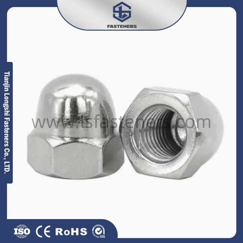 High Strength Hex Domed Head Nuts Stainless Steel Cap Nut for Home Appliance