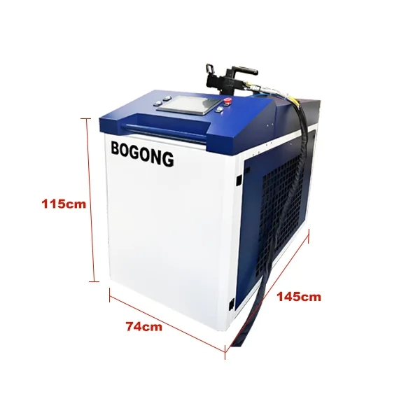 1500W 2000W 3000W 6000W Macchina per la pulizia laser a fibra portatile per rimuovere vernice, ruggine e rivestimenti in metallo per riparazione auto e rimozione corrosione