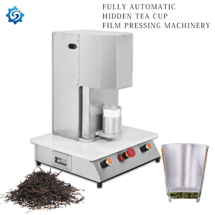 Automatic Hidden Tea Cup Sealing Machine Compatible with Milk Tea, Coffee & Meal Replacement Powders Portable Design, Perfect for Fresh Brewed Cups OEM/ODM