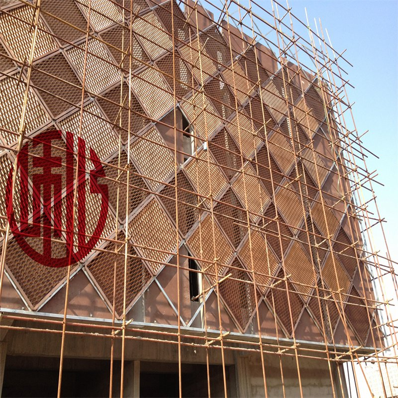 Aluminum Expanded Metal Building Facade Mesh