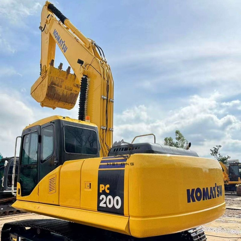 PC200 escavatore cingolato idraulico medio da 20 tonnellate macchinario da costruzione con motore core
