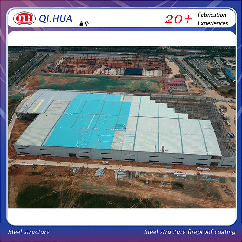 Heavy Duty Prefabricated Steel Structure Workshop Factory Metal Frame Building