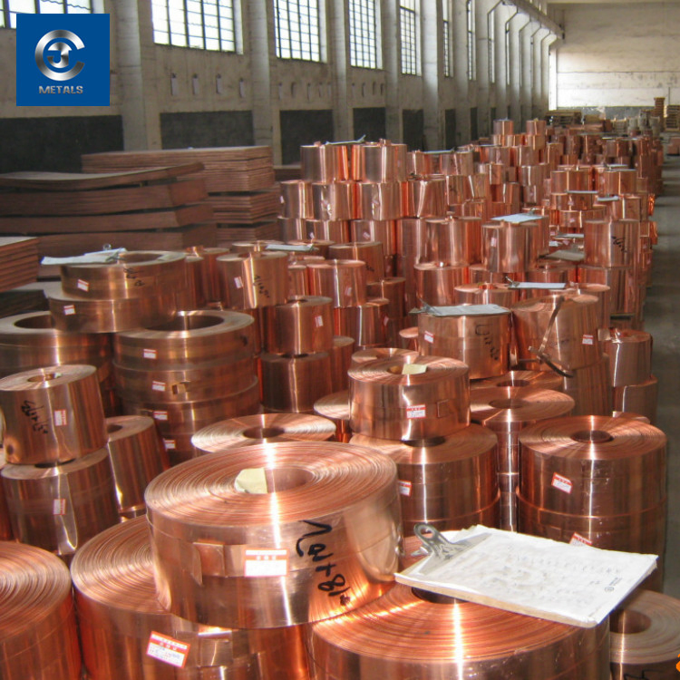 C10200 Red Copper Strip, Excellent Electrical Conductivity Copper Coil