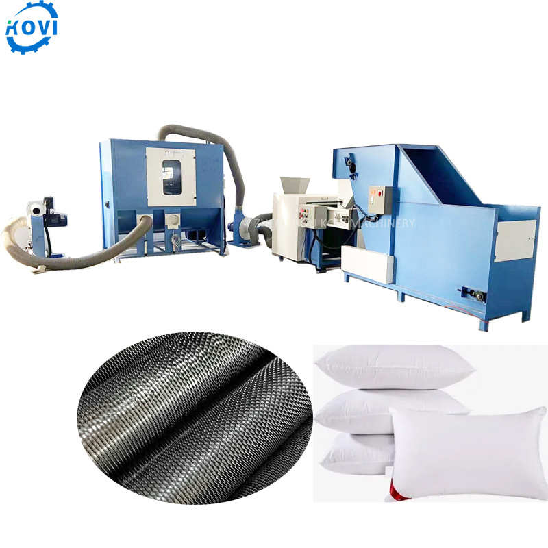 Micro Polyester Fiber Opening and Carding Machine Pillow Making Machine and Filling Machine