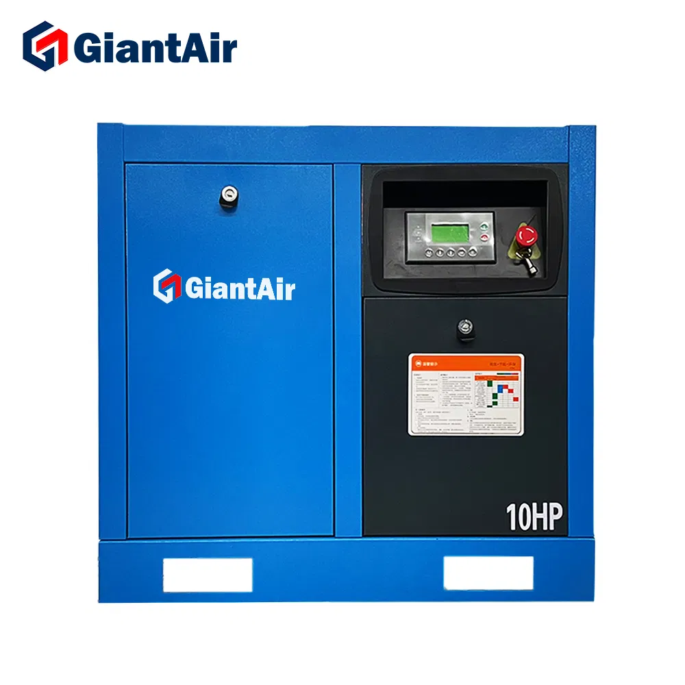 Giantair 20HP 15kw 8bar 116 Cfm Permanent Magnet VSD Industrial Screw Air Compressor