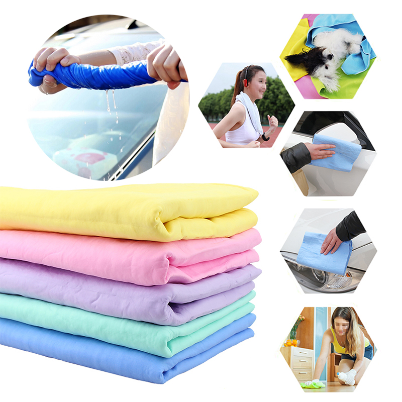 PVA Microfiber Car Wash Towel for Home Cleaning and Hair Drying