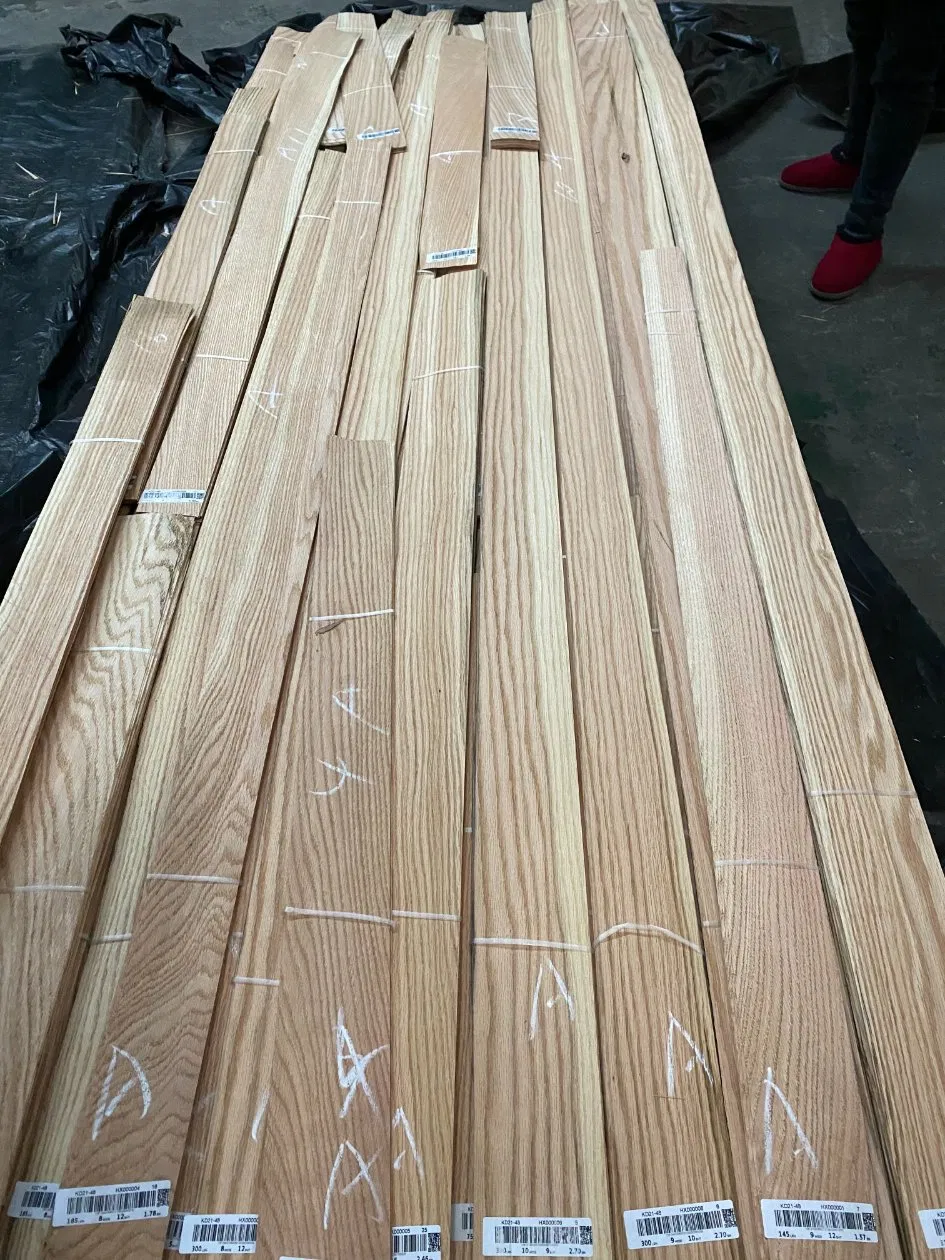 Placage en bois naturel blanc