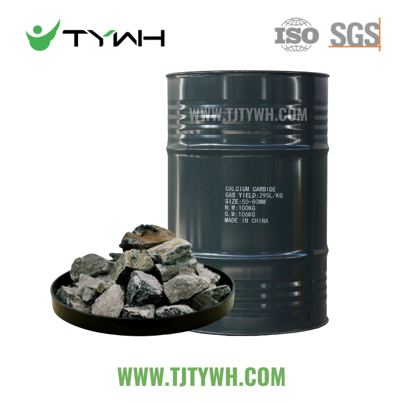 High Purity Industrial Grade Calcium Carbide 50-80mm for Acetylene Gas Production with Stable Supply CaC2