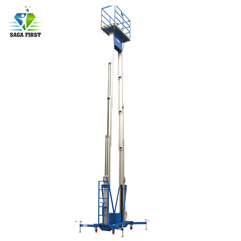 Vertical Electric Man Lift for Painting, Cleaning, Plumbing Work