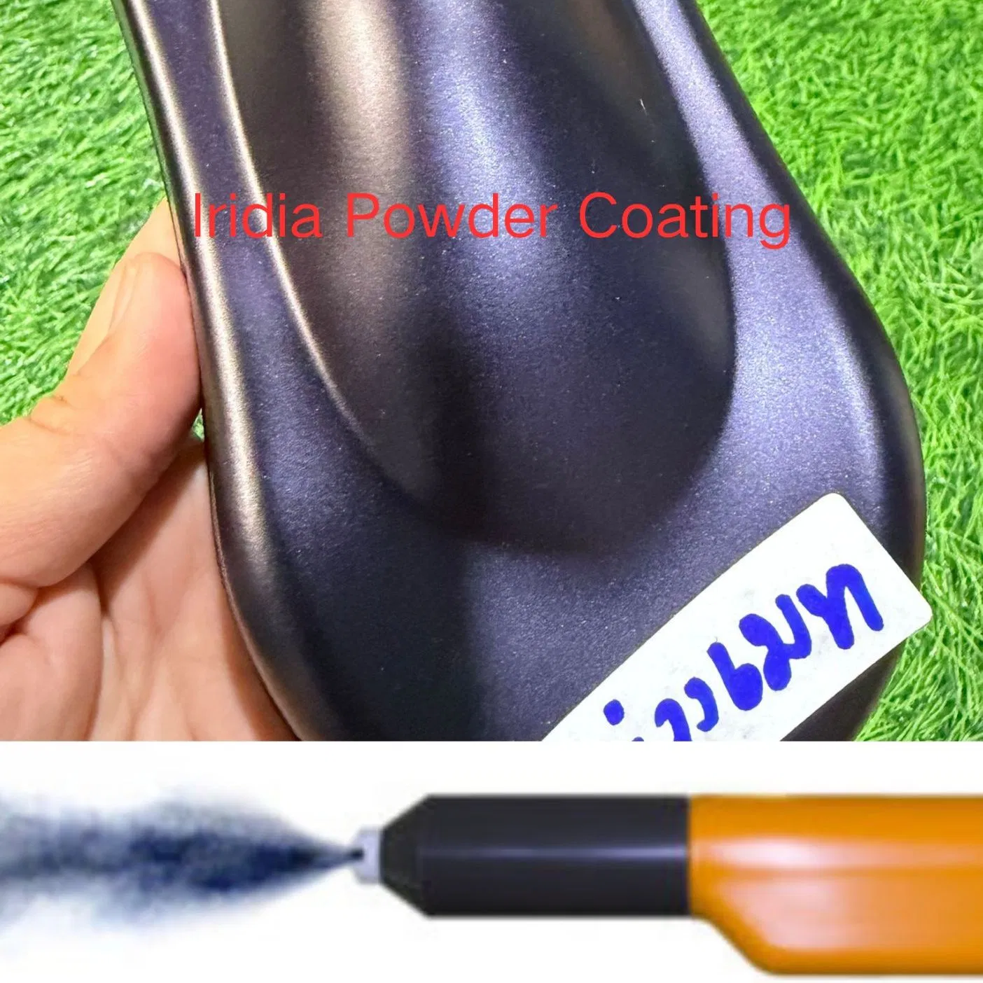 Polyester Metallic Purple Powder Coating Paint