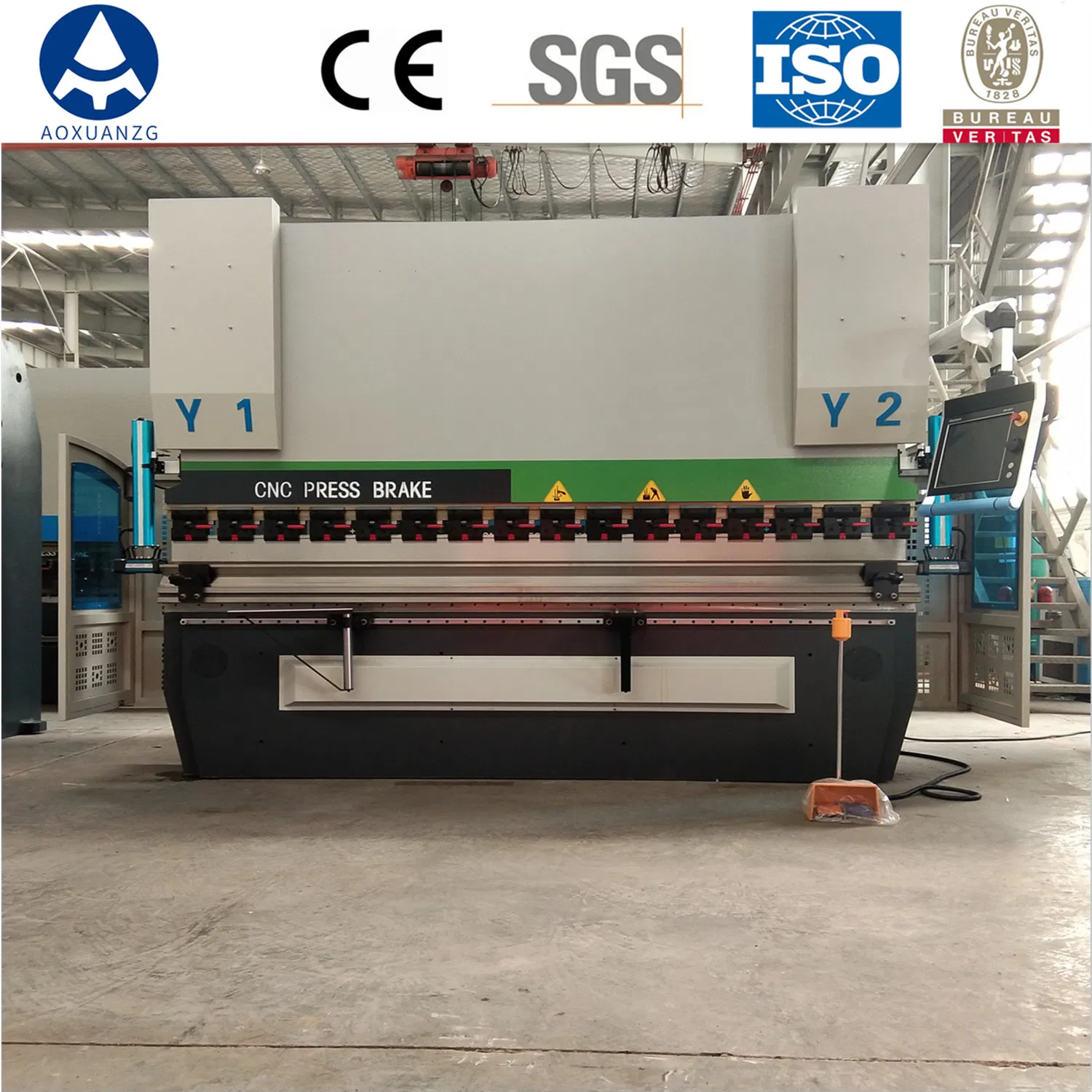 Automatic Stainless Steel 300t 3200mm 4+1 Axis Hydraulic Press Brake Machine