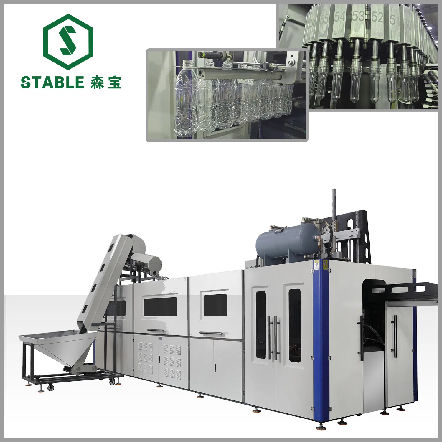 Auto Pet Bottle Water Blow Blowing Molding Machine