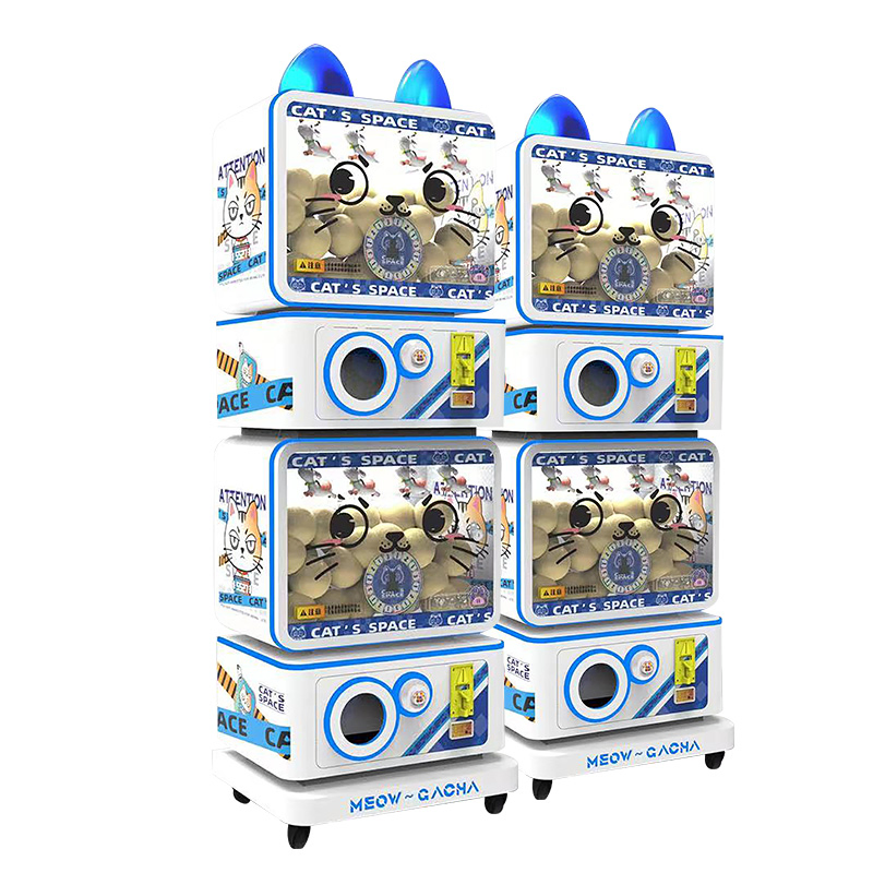 Amusement Park Gaming Equipment Arcade Doll Capsule Toys Vending Coin Operated Gachapon Machine